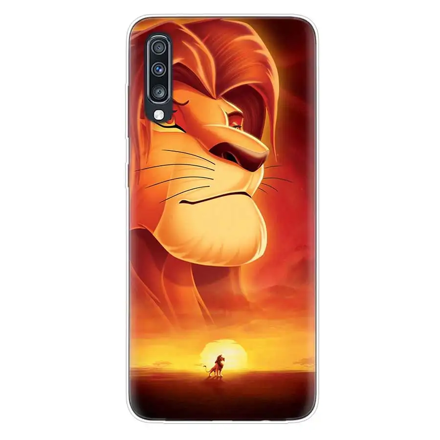 Король Лев Симба мягкий TPU чехол для samsung Galaxy S10 рlus lite S10E A70 A50 A30 M40 M30 M20 A60 A40 A20 A10 M10 A20E крышка