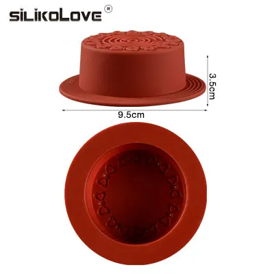 random color2535 SILIKOLOVE мини-силиконовая форма для торта Формы для выпечки миски Детские Хлеб пироги буханка антипригарный силиконовый Плесень лотки для выпечки кастрюли - Цвет: random color2535
