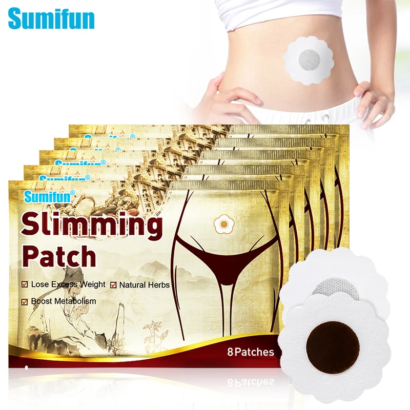 

40pcs Sumifun Slimming Patch Diet Navel Sticker Chinese Medicine Weight Loss Slim Detox Adhesive Fat Burning Shaping Plaster