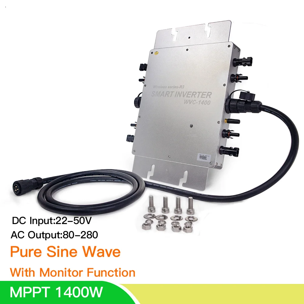 1400 Вт со слежением за максимальной точкой мощности микро инвертор солнечной