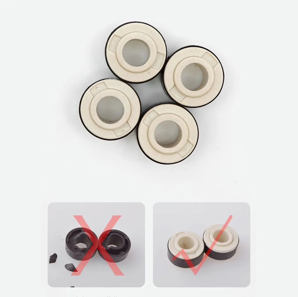 4 шт. двухрядные роликовые коньки аксессуары для роликовых коньков прозрачные