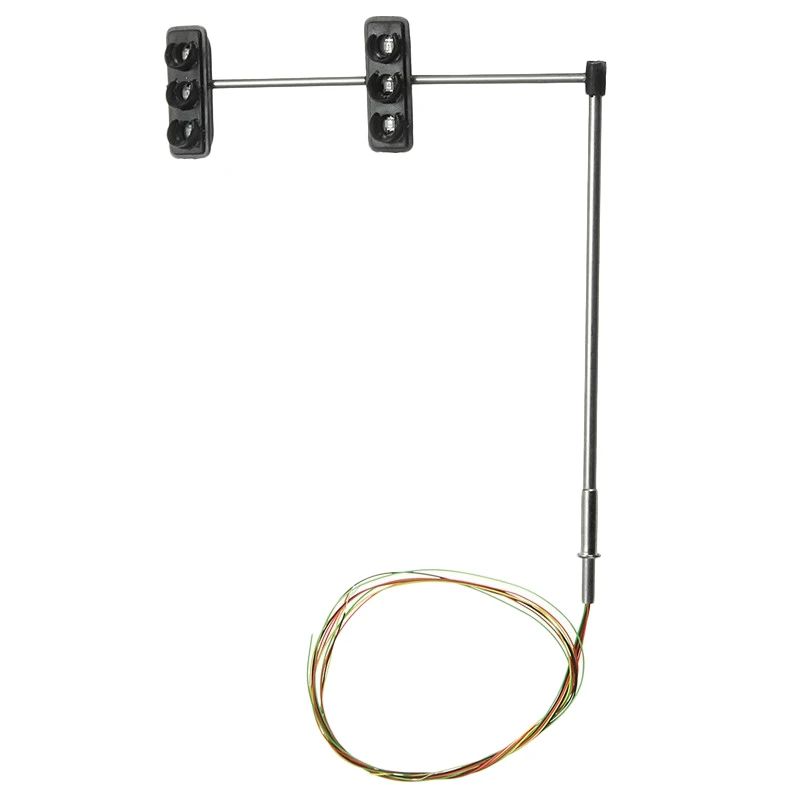 3 цвета светофорный светильник с сигналами Хо ОО Масштаб Модель 6Led для Diy песочный