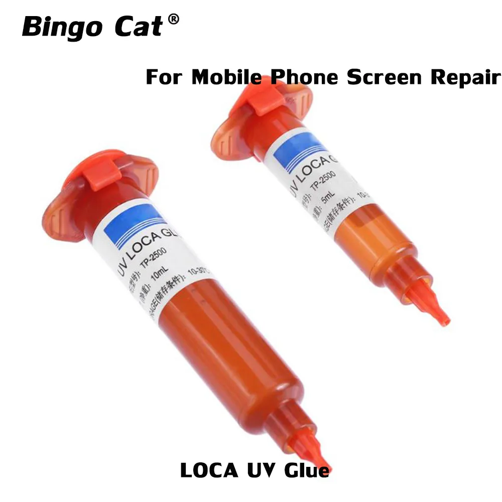 Loca УФ клей жидкий оптический прозрачный для ремонта сотового телефона Samsung iPhone