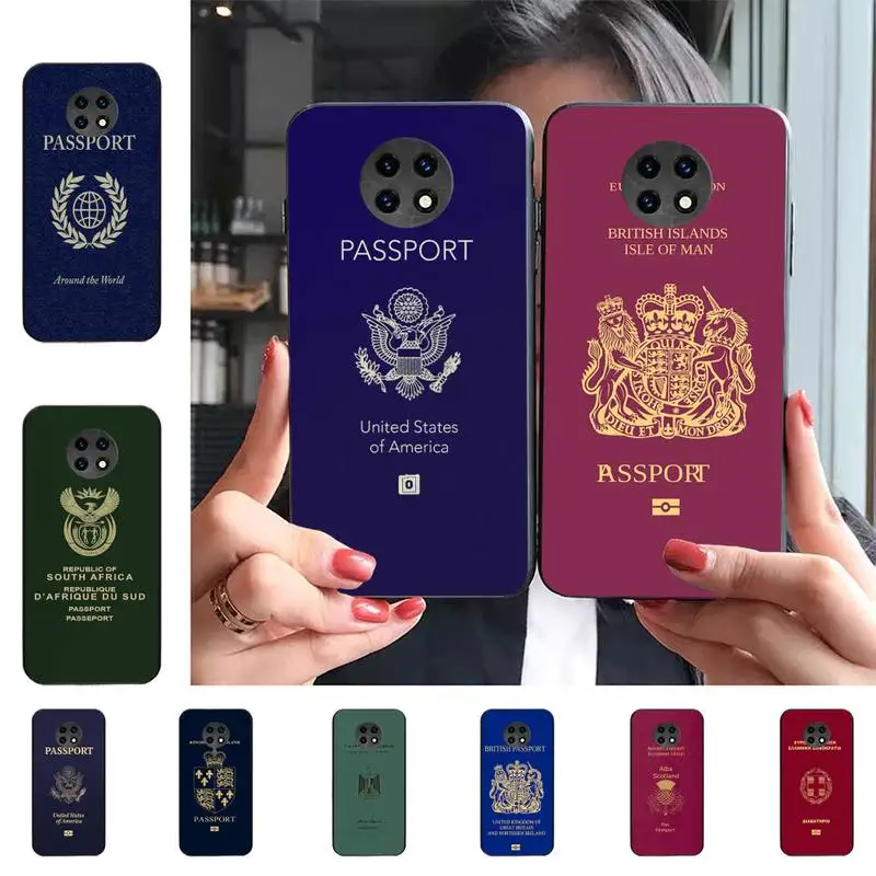 

Fashion Passport Phone Case For Redmi 6 9 5 S2 K30 pro for Redmi 8 7 A note 5 5A 4X S2 Capa