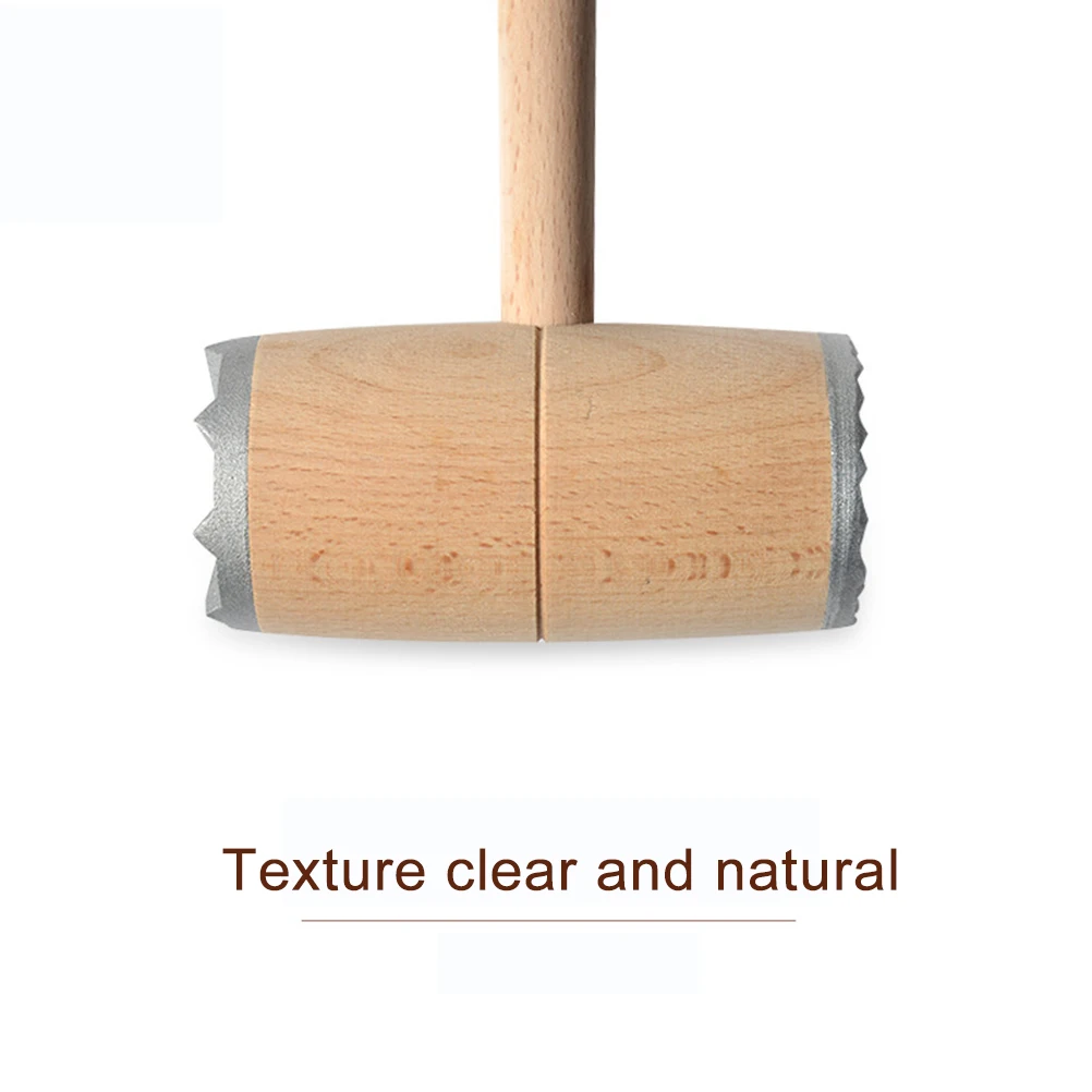 Двухсторонний молоток для мяса деревянный мясной тендеризатор инструмент