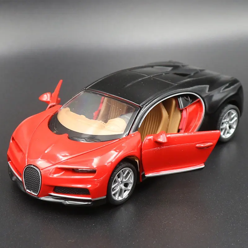 Оптовая продажа миникар Bugatti chiron из настоящего сплава Детская Коллекционная
