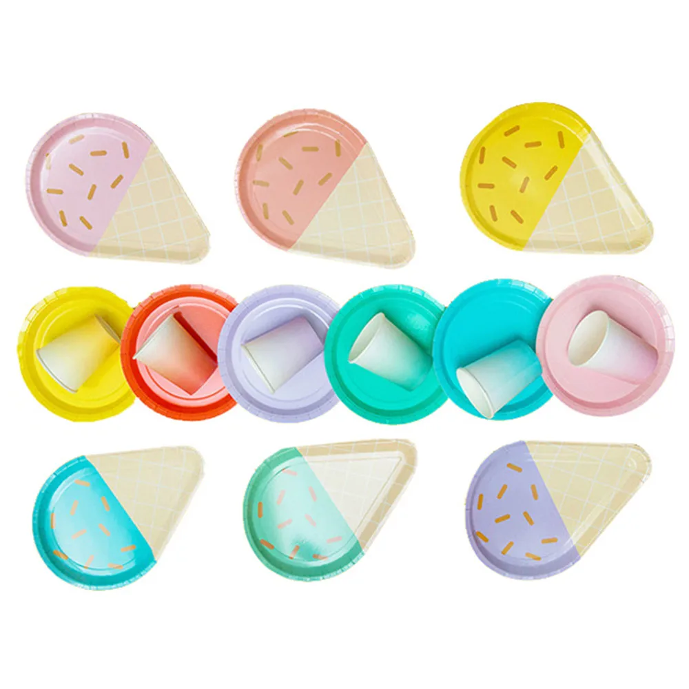 Посуда для мороженного свадебной вечеринки в честь Дня рождения вечерние