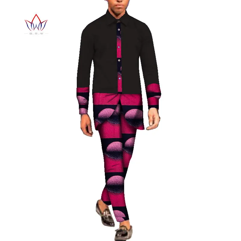 2021 мужской комплект одежды Dashiki костюмы для мужчин с длинным рукавом 2 предмета