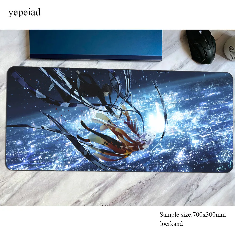 Guilty Crown mouse pad gamer 3d gaming mousepad 900x400x3mm notbook desk mat Fashion padmouse games pc mats gamepad | Компьютеры и