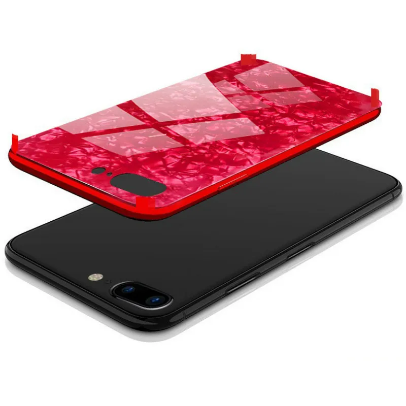 Стеклянный чехол для телефона для Iphone 7, 8, 6, 6 S, защита от падения, задняя крышка для Iphone XR X, XS MAX, ультратонкий, мягкий, ТПУ, серебристый чехол, роскошный