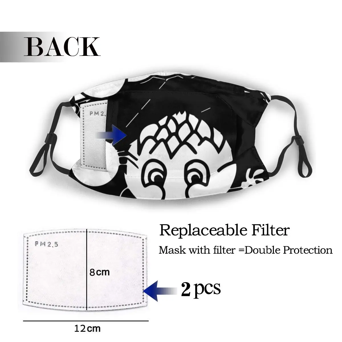 Защитная маска с фильтром для артишока фестиваля против пыли PM2.5 повторное