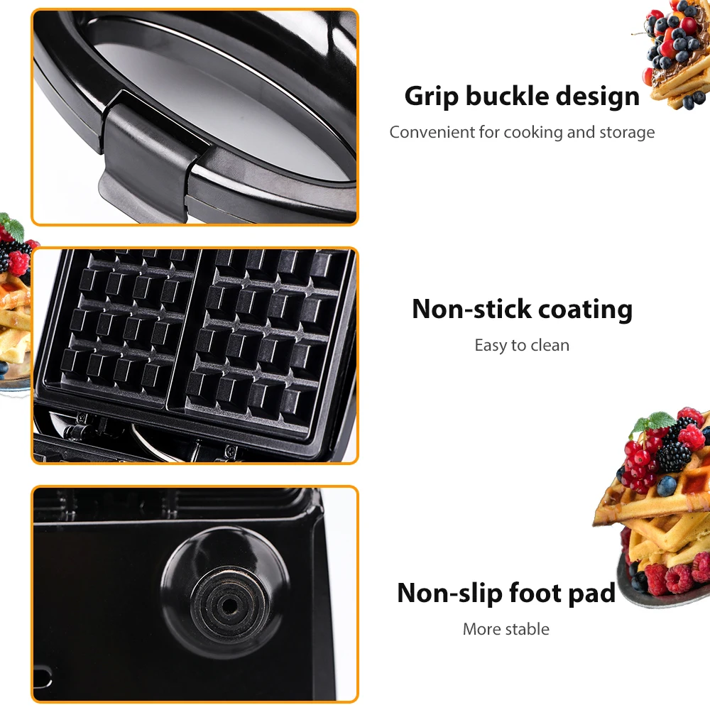 Online Pembuat Wafel Listrik Peralatan Dapur Memasak Kue Telur Gelembung Oven Mesin Sarapan Panci Wafel Besi Loyang 220V