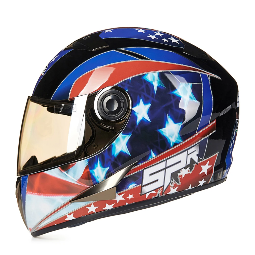 BEON мотоциклетный шлем Полнолицевой мото для верховой езды ABS мотогонок Casco Moto