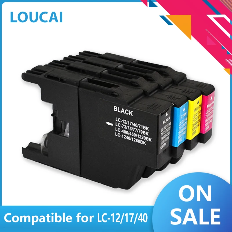 Совместимые чернильные картриджи LuoCai LC1240 LC1280 LC75 LC73 LC77 LC79 LC12 LC17 LC450 LC400 для