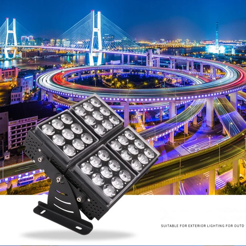 

High-power Flood Light 27W/108W/162W Outdoor Wall Light IP66 Waterproof LED AC 220V Spotlight Outdoor Bridge Villa Tunnel Light