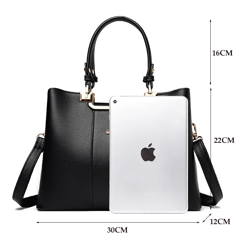 Fashion Handbags Women Shoulder Bags Designer Large Tote Ladies Multi-pocket Travel Hand Bag Quality Leather Crossbody Bags