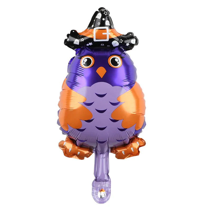 Mini globos de Halloween, decoraciones de Halloween, Ara&ntilde;a, murci&eacute;lago, calabaza, fantasma, Calavera, juguetes para ni&ntilde;os, 50 Uds.-5