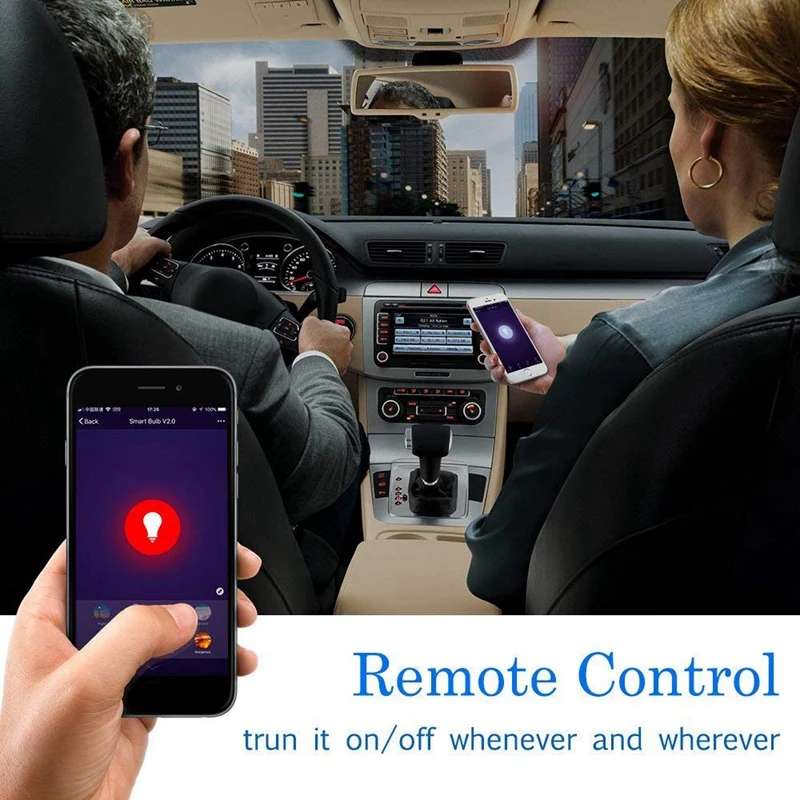 

Wifi Led Color Changing Light Bulbs Rgb Lamp Support Alexa Google Home Smart Life Voice App Control