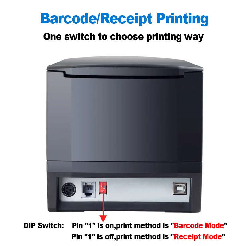 xprinter 365b thermal label barcode pos printer bluetooth 80mm receipt sticker printing machine 127mms for android ios windows free global shipping