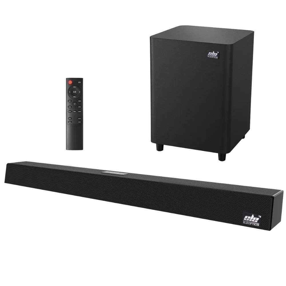 120 Вт звуковая система для домашнего кинотеатра, саундбар, 2,1 ТВ, Bluetooth, динамик, поддержка, оптический AUX, коаксиальный, звуковая панель, сабвуфер, динамик s для телевизора