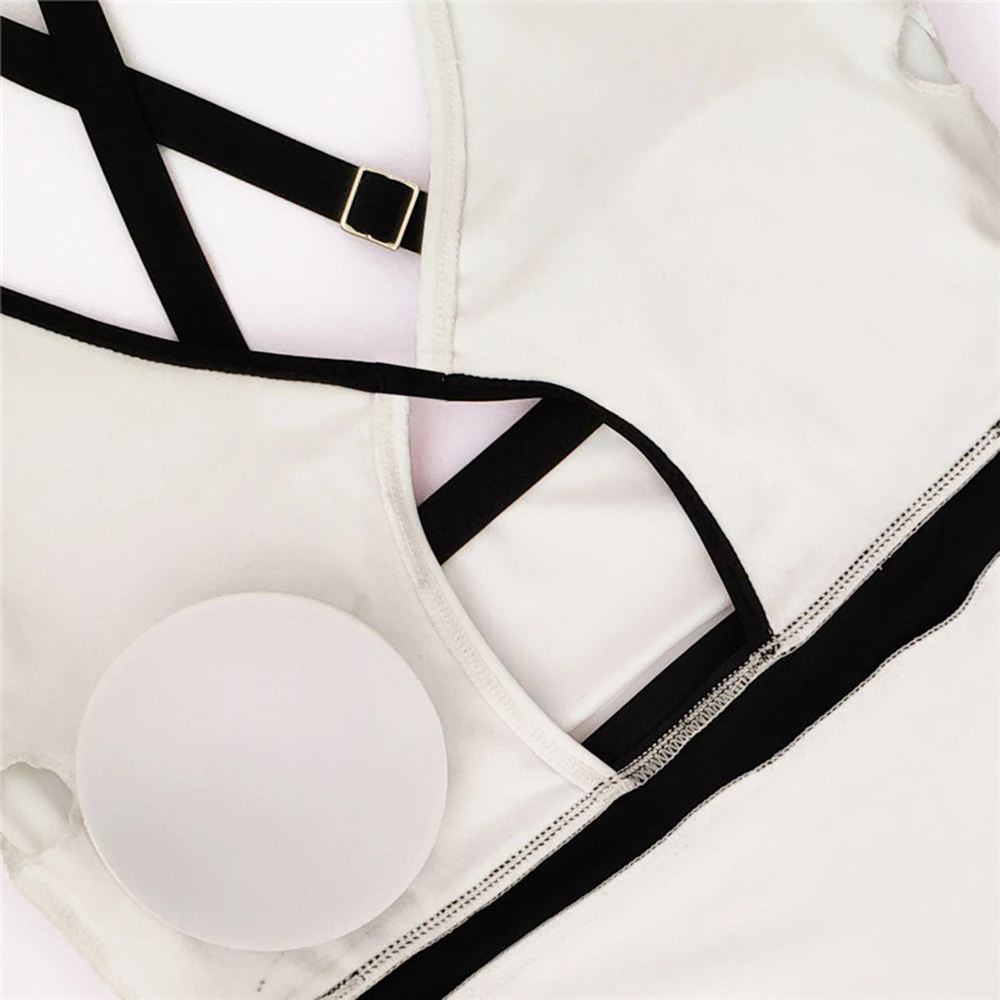 2019 Sexy Hollow Cut Out Patchwork Women Swimwear Sling One Piece Swimsuit Female Bather Bathing Suit Swim Wear S-XL |