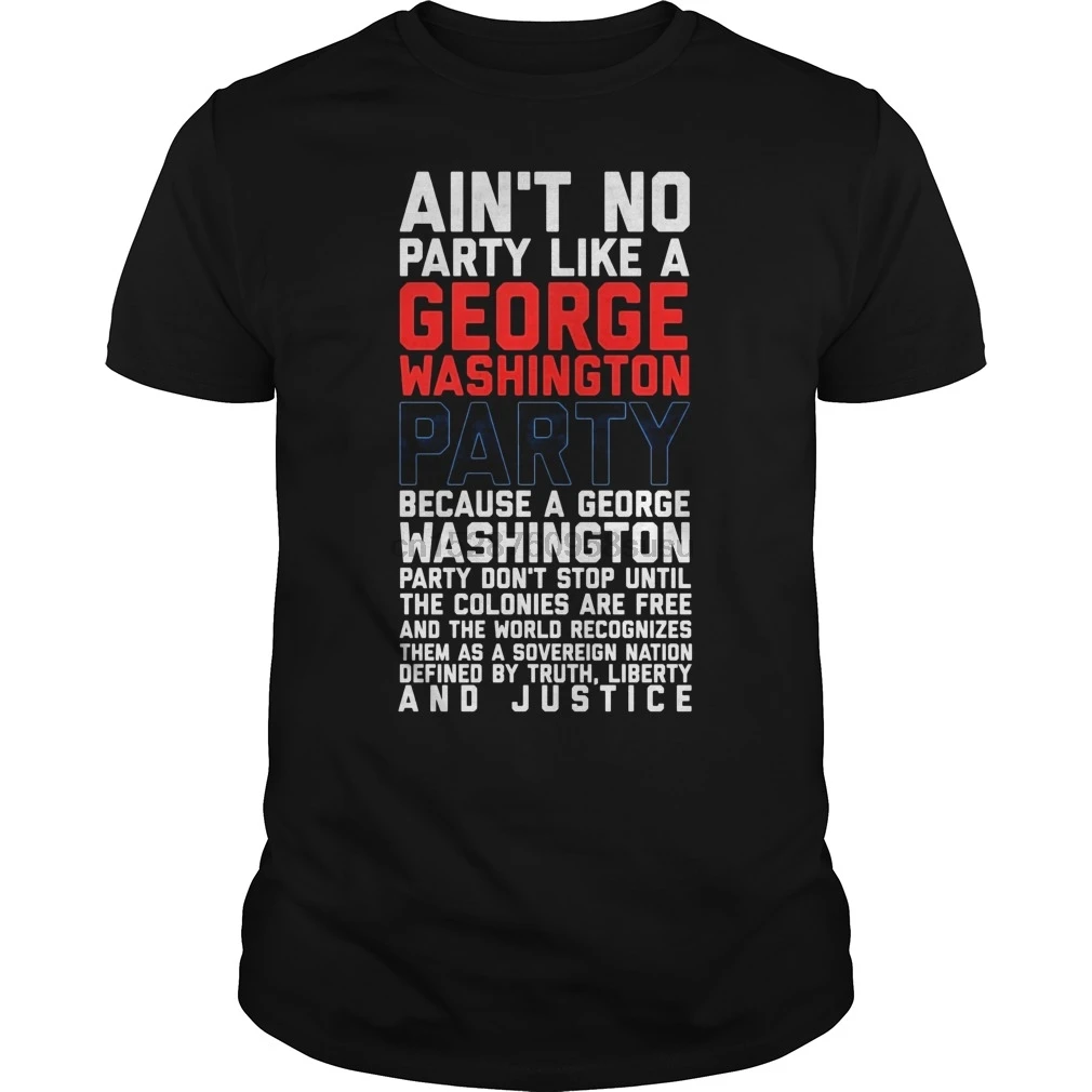 Мужская футболка 4 июля вечерние футболки с принтом Джорджа и смешная