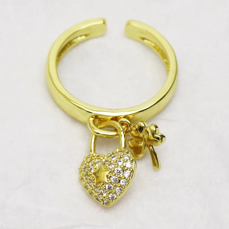 

10Pcs Heart charms Jewelry rings Fashion jewelry ring rings accessories jewelrys for women Rings jewelry ring 8335