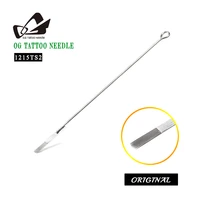 og tattoo needles high quality easy click eo sterile mixed curved sterilized surgical steel 1215ts2 needles permanent makeup hot