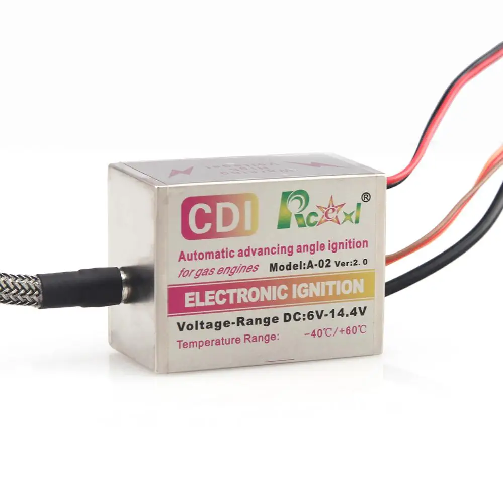 

RCEXL Single Ignition CDI for NGK ME-8 1/4 -32 90/120/180 Degree