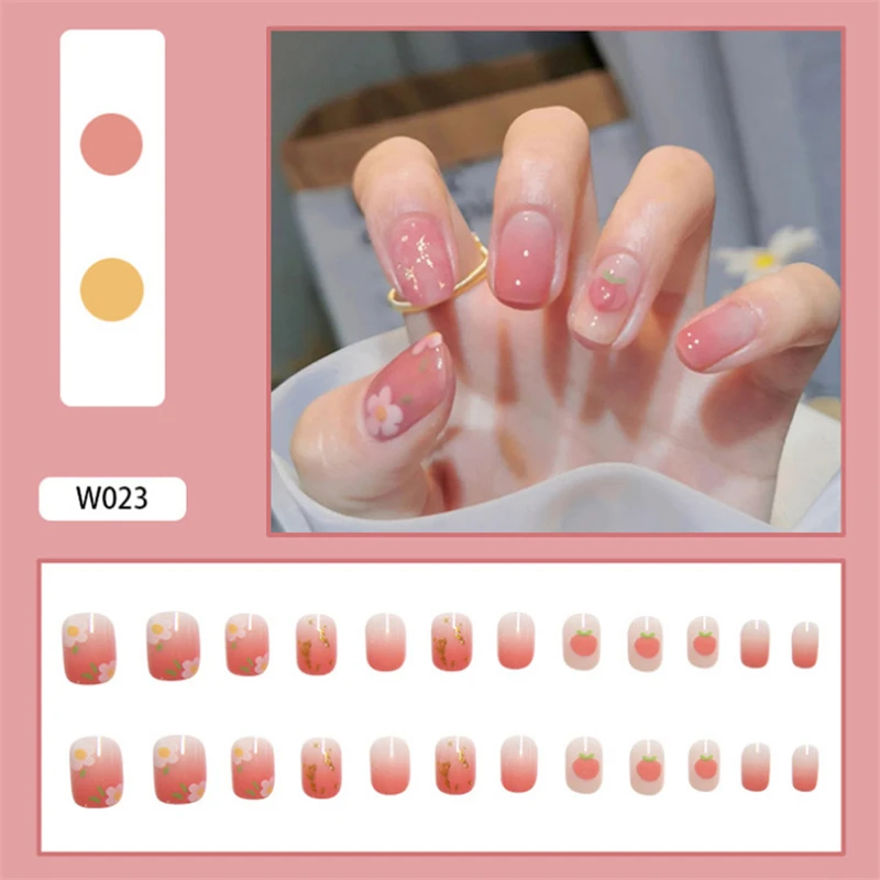 24 шт. искусственные ногти для маникюра | Красота и здоровье