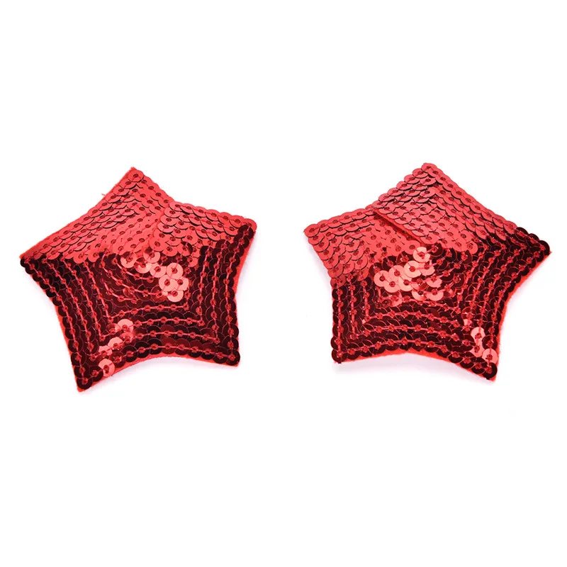 1 пара женских накладок на соски Звездные пайетки в форме звезды интимные