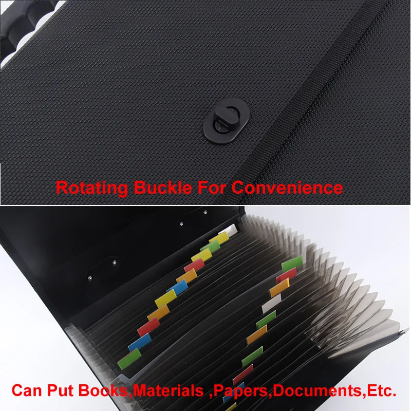 26 карманов расширяющийся органайзер для файлов портфель папок