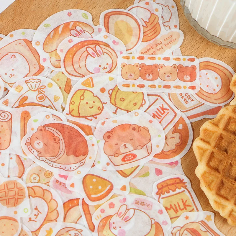40 шт./лот Kawaii бумажная мини наклейка для хлеба сумка сделай сам дневник