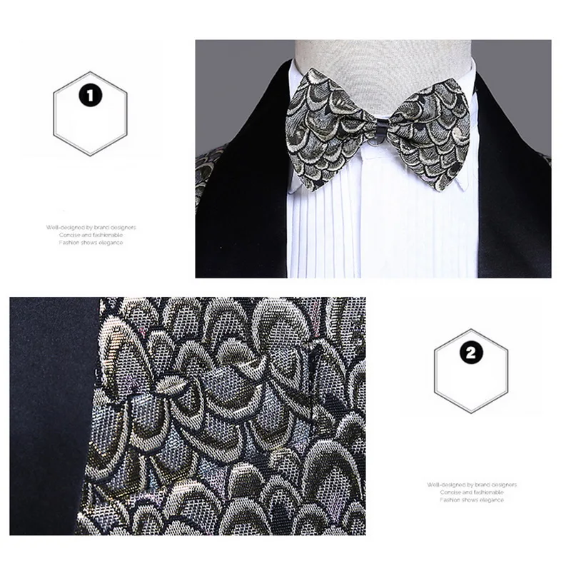 Мужской костюм для свадьбы из 3 предметов Fit с пиджаком мужчин модные мужские