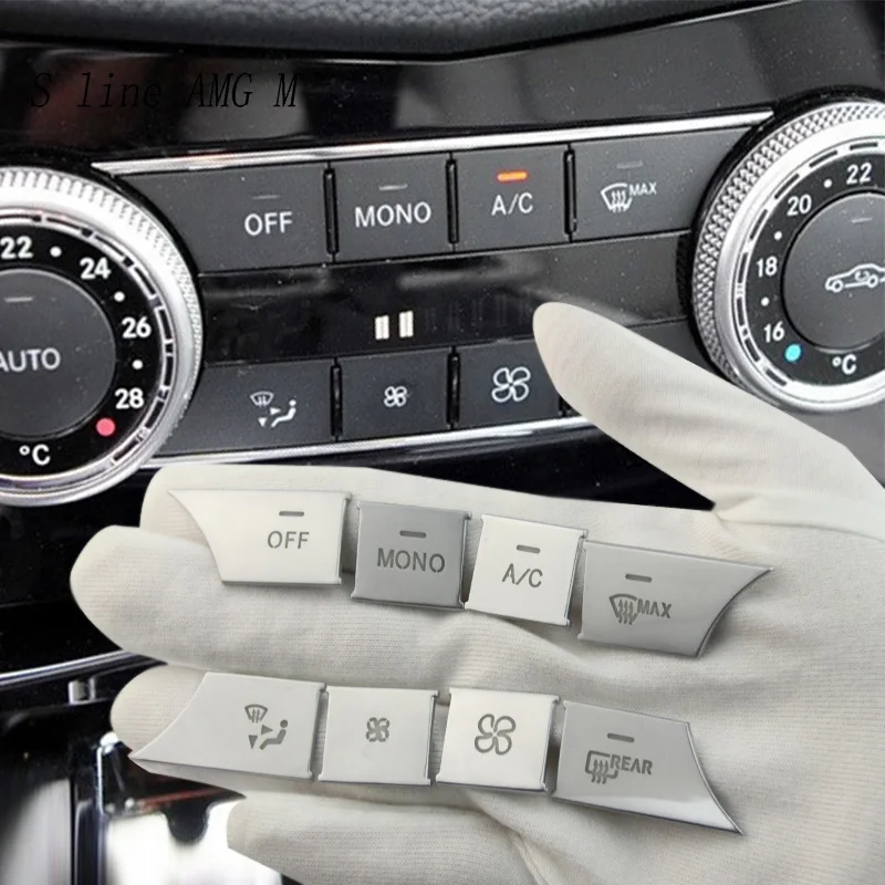 Автомобильный Стайлинг для Mercedes Benz C E GLK Class W204 W212 X204 кондиционер консоль AC Media