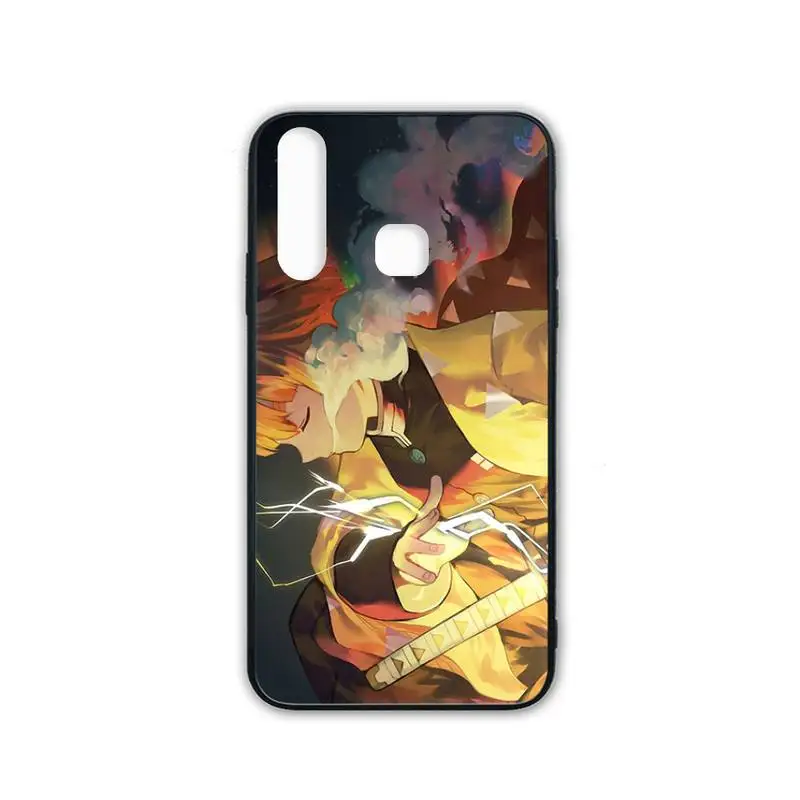 

Demon Slayer Silicone Black Case Coque For Vivo U3x Y11 Y12 Y19 Y81 Y91C V9 V17 V15 Pro Cover