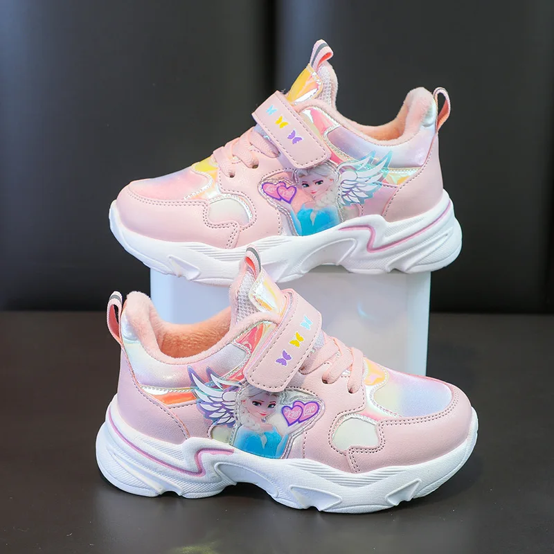 Детская спортивная обувь Disney Холодное сердце Эльза Осень-зима 2022 для девочек с