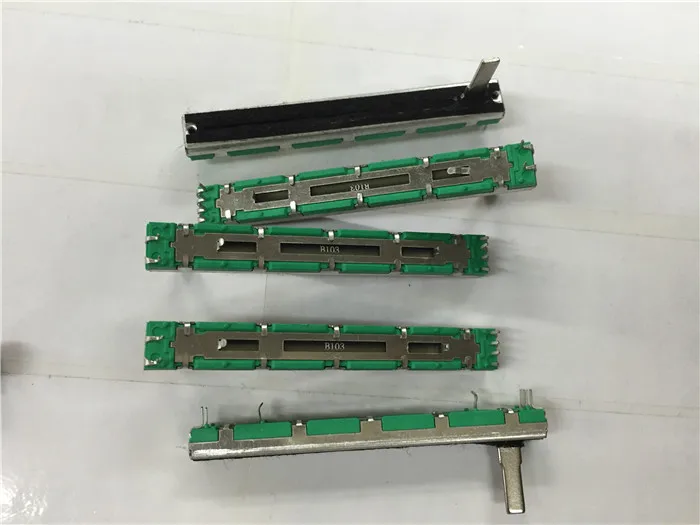 

10pcs mixer amplifier for BEHRINGER YAMAHA / 75MM B10KX2 SC-6080GH B10K 15C slide potentiometer