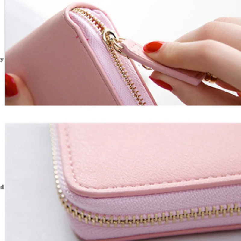 

Cute 3 Colors Christmas Gift Women Coin Wallets Small Coin Pocket Lovely PU Leather Mini Lady Headphone Collection Pocket
