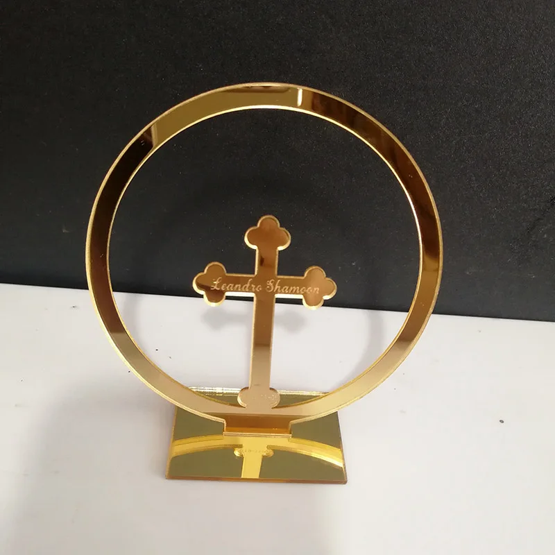 10 шт. на заказ крест Свадебная вечеринка декорации Персонализированные