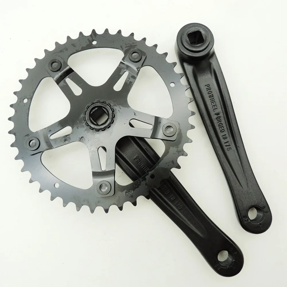 

1pcs Mountain Bicycle Crankset Alloy Single Speed Chainset Crank Chainwheel Bicycle Road New 42T 175mm Cycling Accessories