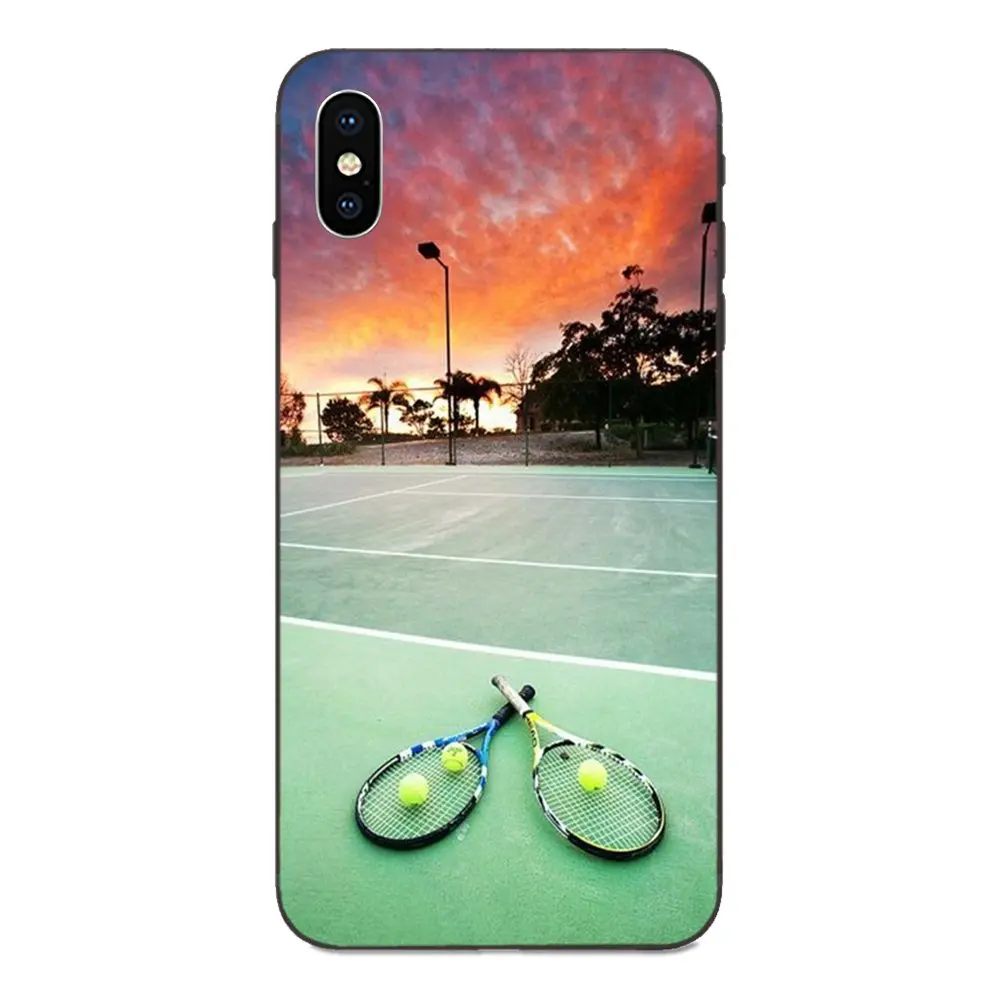 Спортивный Теннисный мяч в воде для Apple iPhone 4 4S 5 5S SE 6 6S 7 8 Plus X XS Max XR мягкая