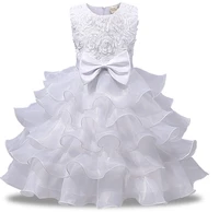 beautiful rose flower dress for girls costume princess dress delicate design for banquet dress up