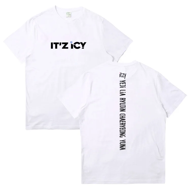ITZY комбинированный альбом IT'z ледяная летняя свободная одежда Kpop с коротким