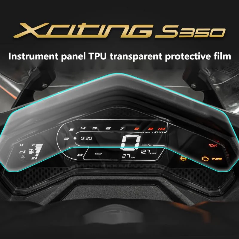 

Пленка для мотоциклетного прибора, ТПУ, прозрачная защитная Гидрогелевая пленка для ремонта царапин для Kymco xcytos350tcs