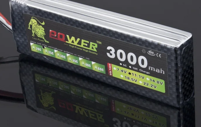 Lipo аккумулятор LION POWER 1500 мА · ч 2200 2800 3300 4200 5200 11 1 В для игрушечного автомобиля