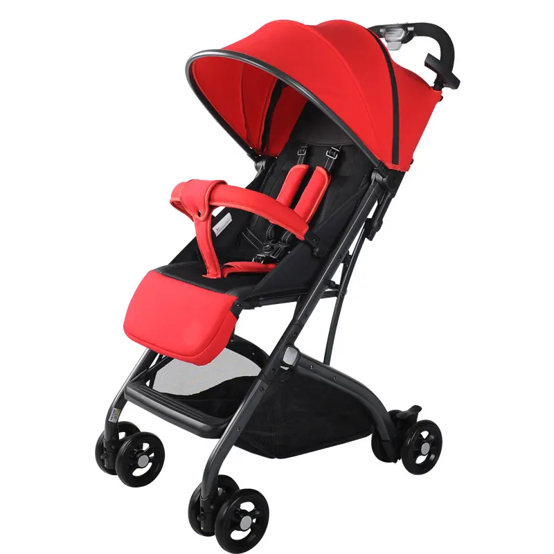 Детская коляска складная Всесезонная из алюминиевого сплава с высоким