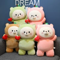 high qulity 65100cm 3 colors loving happy bear stuffed soft plush toy for child girls lover birthday valentines gifts