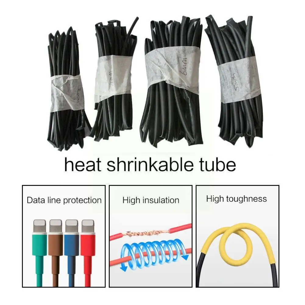 

4 шт., термоусадочные трубки 4 в 1, 6/5/3 мм