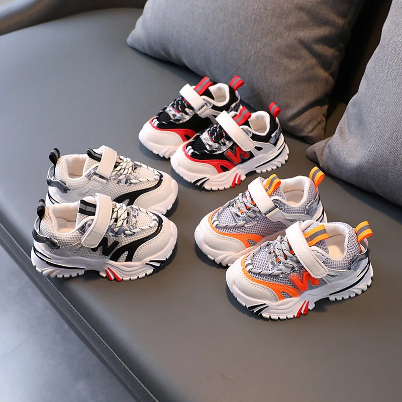 

Детская спортивная обувь с двойной сеткой, для мальчиков и девочек